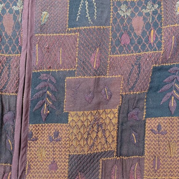 Coldwater Creek Women's Small Multicolor Patchwork Jacket - Picture 7 of 10